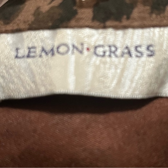 Lemon Grass Animal Print Woman’s Suit Jacket L - Picture 2 of 6